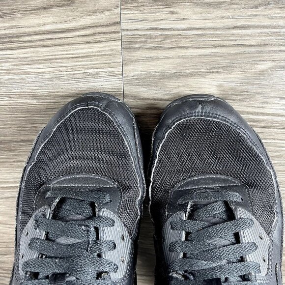 Nike Men's Black Air Max 90 Sneakers Shoe Size 12 - Picture 6 of 10